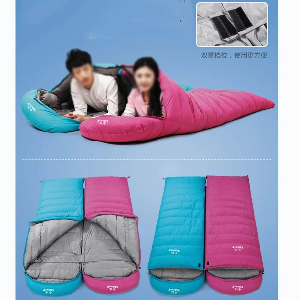 Saco De Dormir De Invierno Down | para Exteriores para Mochileros Y Montañeros con Relleno De Pluma De Pato Ultraligero Y Ultracompacto | 3-4 Temporadas