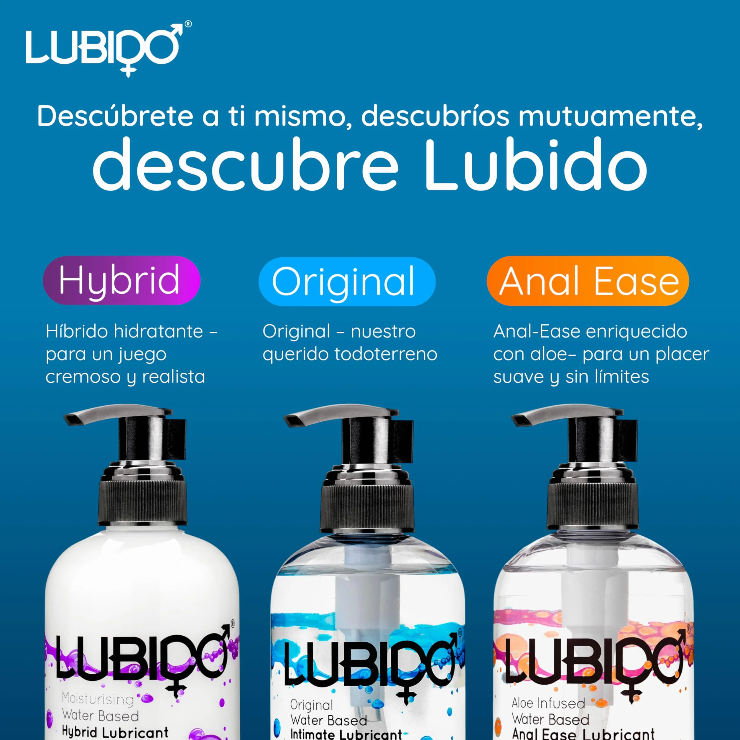 Lubido Original Gel Lubricante Íntimo a base de agua 250 ml