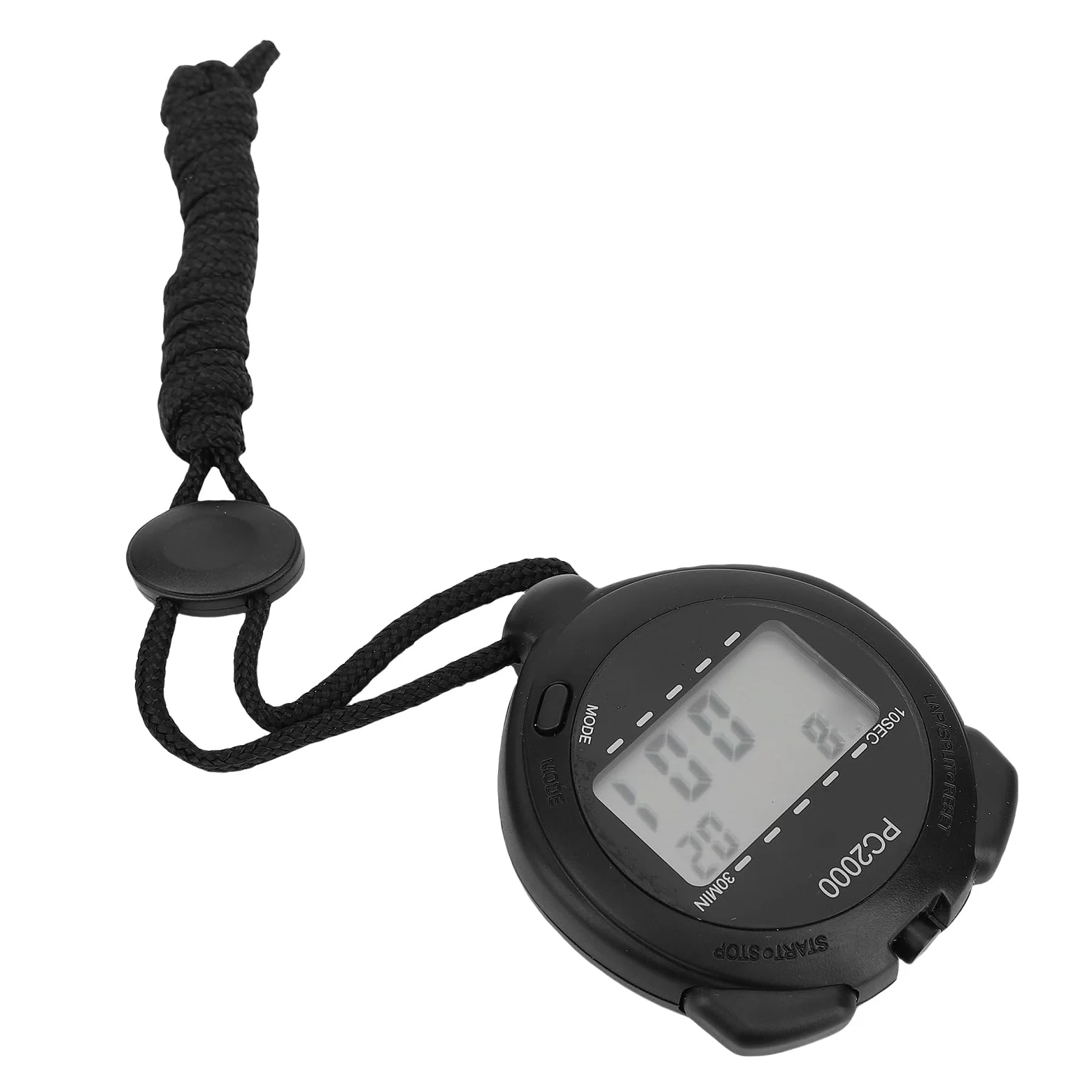 Pongnas Cronómetro Deportivo Digital Electrónico con Pantalla LCD Grande y Clara, Cronómetro + Reloj + Funciones de Temperatura, Diseño Liviano a Prueba de Golpes para Correr, Nadar y Entrenar