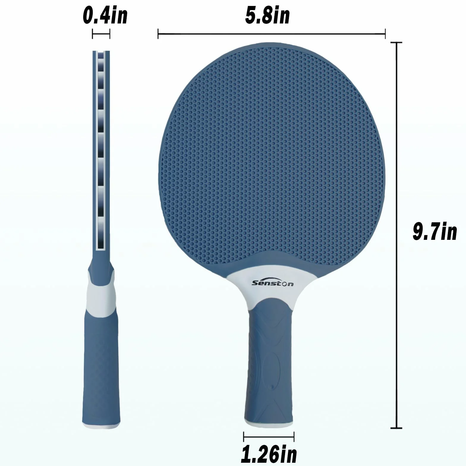 Senston Palas Ping Pong- Equipamiento Esencial para Amantes del Deporte, Raquetas Ping Pong con 3 Pelotas