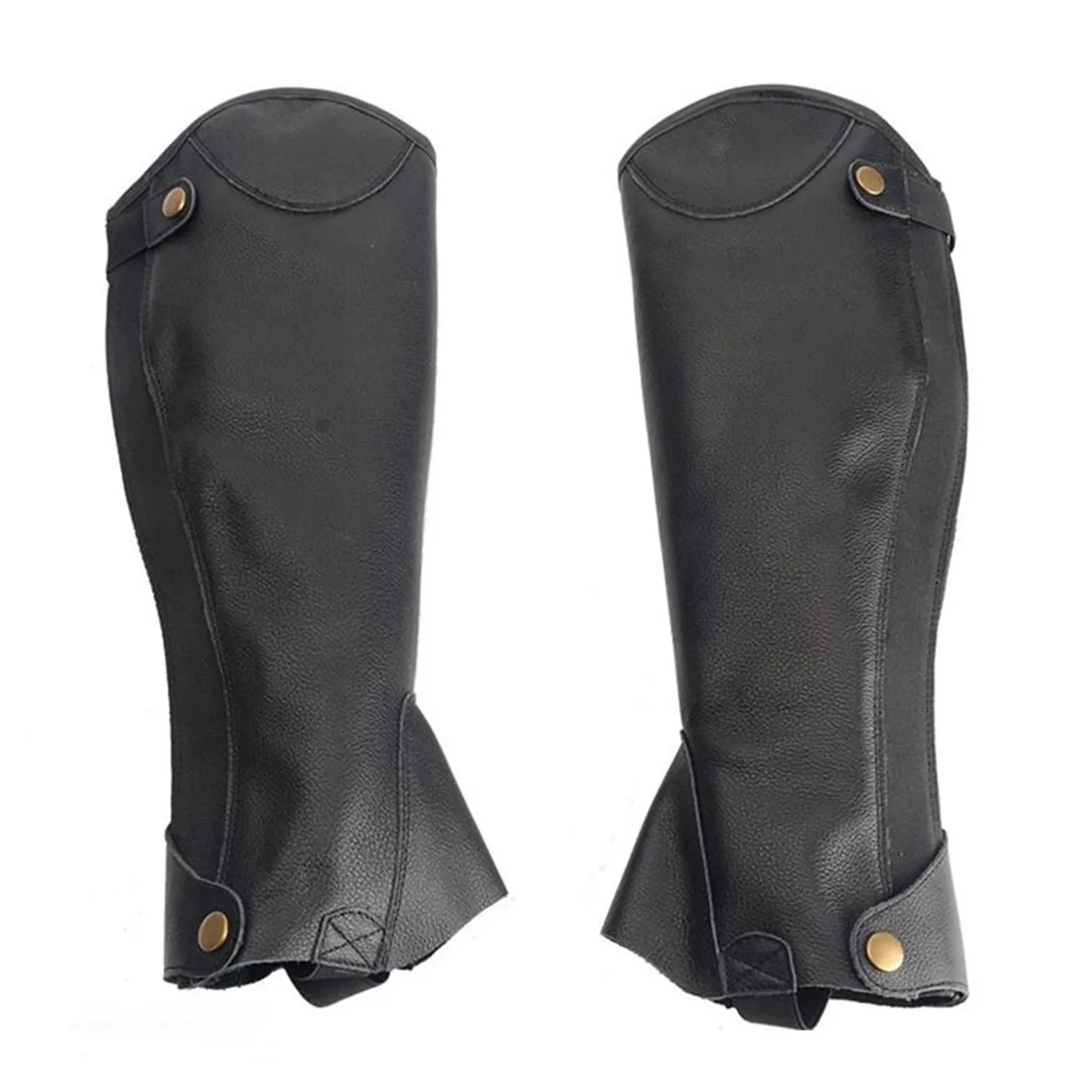 Media CañA EquitacióN Polainas ecuestres de microfibra for botas montar a caballo, protectores corporales, equipo protección suave for caballos