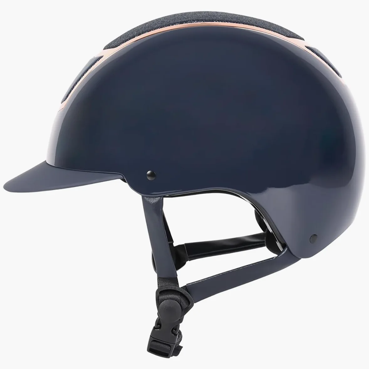 Harry's Horse Matterhorn Sparkle - Casco de equitación (53-55 cm), color azul oscuro y rosa