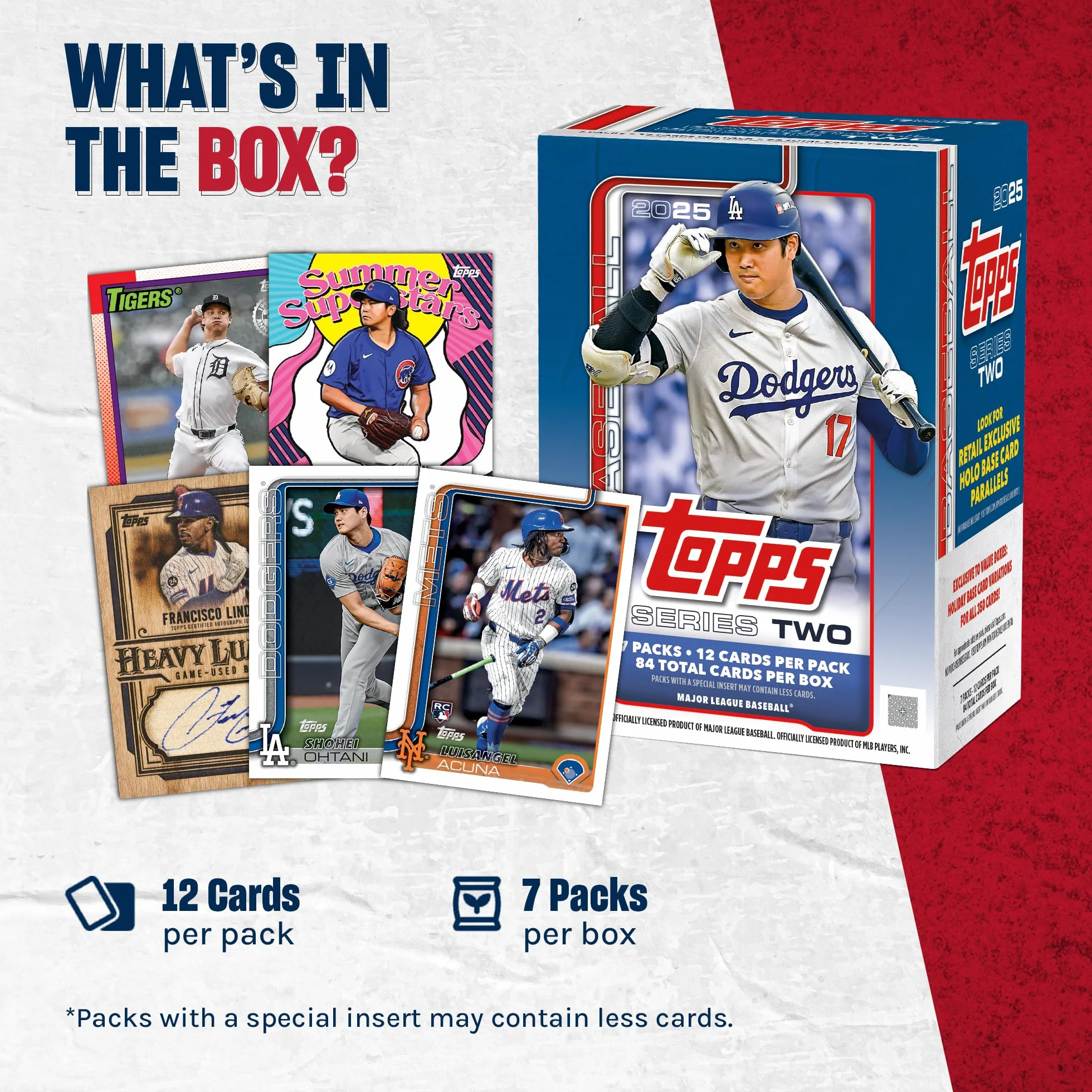 2025 Topps Baseball Series 2 Caja de Valor Sellado de fábrica