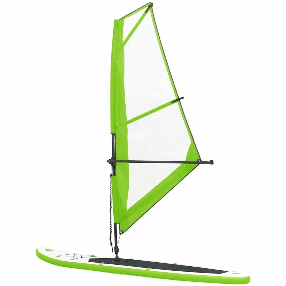 Tabla de surf hinchable con vela de 330 cm, juego completo para deportes acuáticos, incluye bomba, remo, bolsa y kit de reparación
