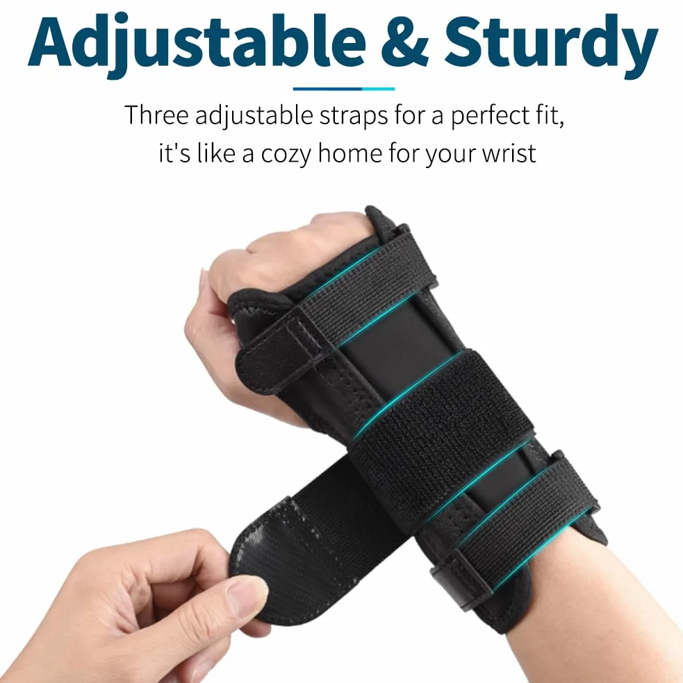 Muñequera Tunel Carpiano Férula Muñeca Adaptable Mano Derecha Izquierda Tendinitis Esguince Ortopédica S