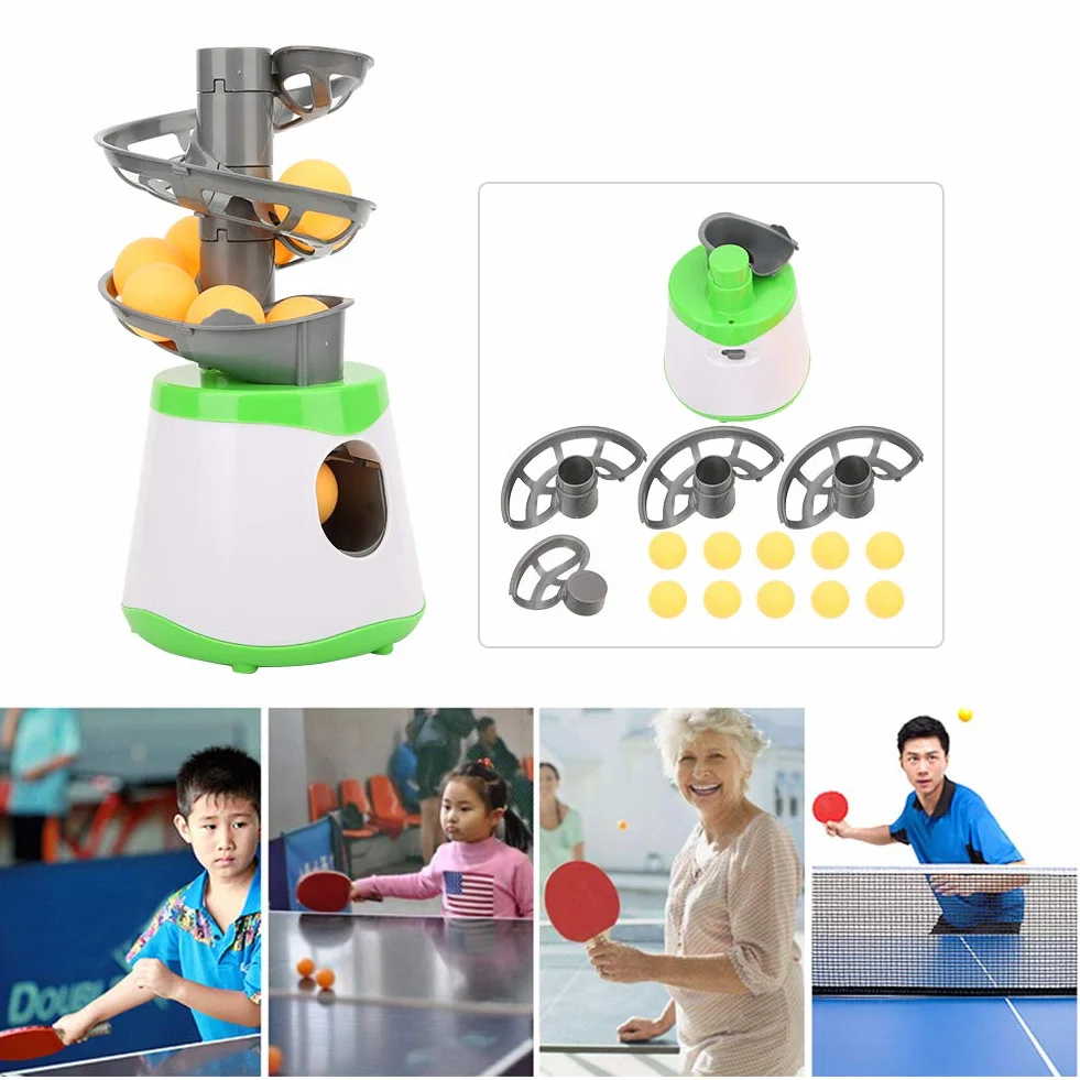 Máquina de Tenis de Mesa Robot Automático Lanzador de Pelota de Ping Pong para Entrenamiento