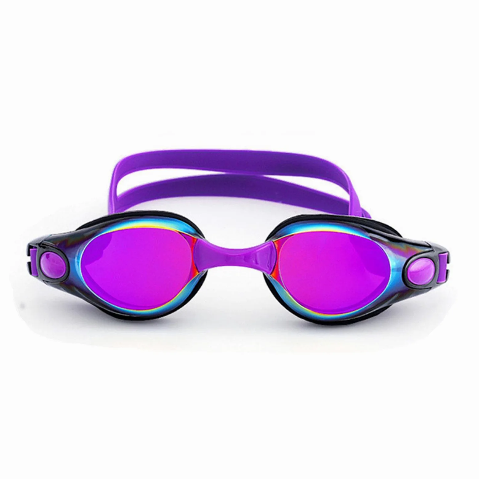 gafas, Gafas de natación for hombres y mujeres, antivaho, con prescripción UV, impermeables, silicona, ajustables, for piscina, for adultos, gafas buceo