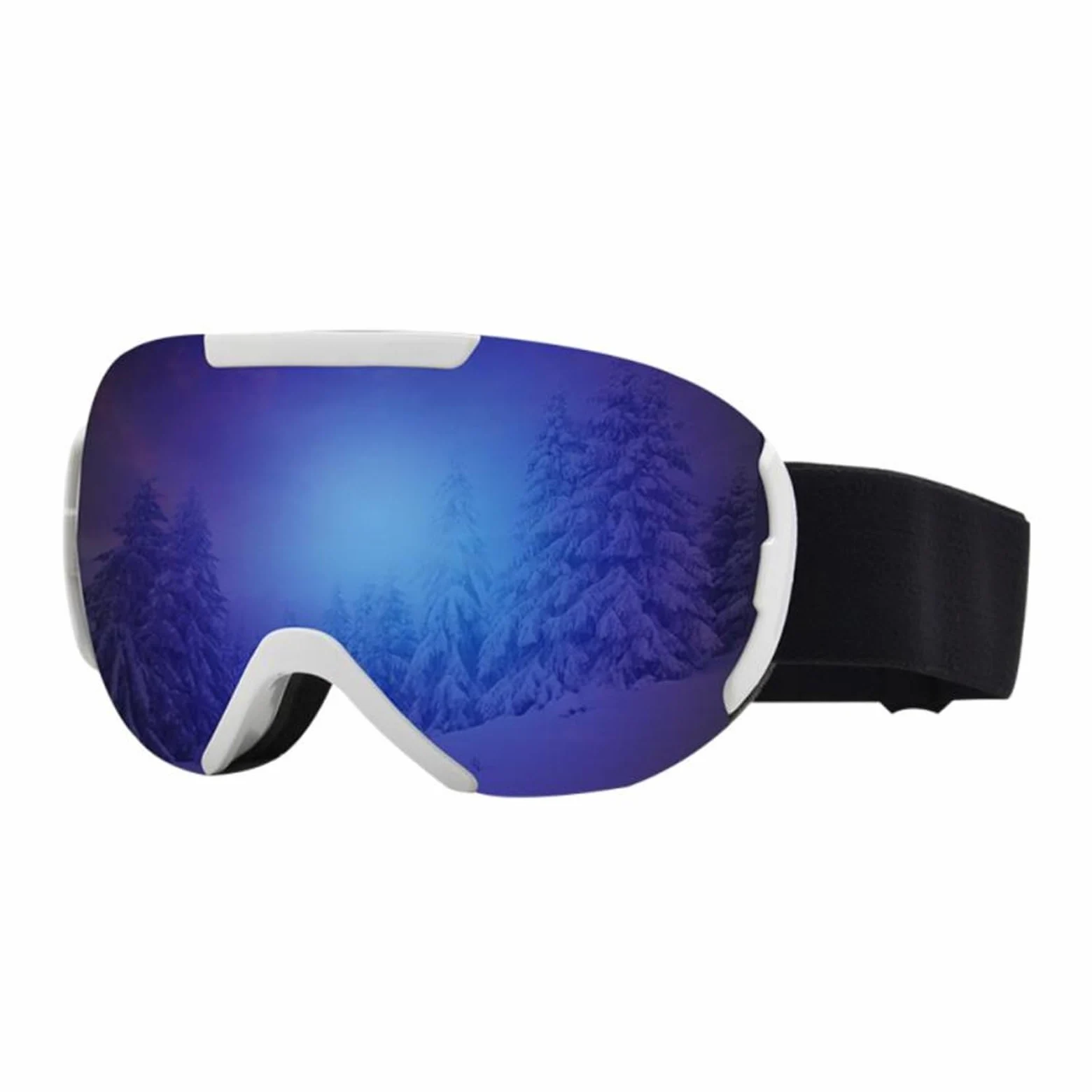 Gafas de esquí - Gafas de esquí antirradiación Gafas de esquí a Prueba de Viento - Gafas de esquí antiniebla de Doble Capa Gafas esféricas Grandes Gafas para Exteriores (Color: 01) (3)