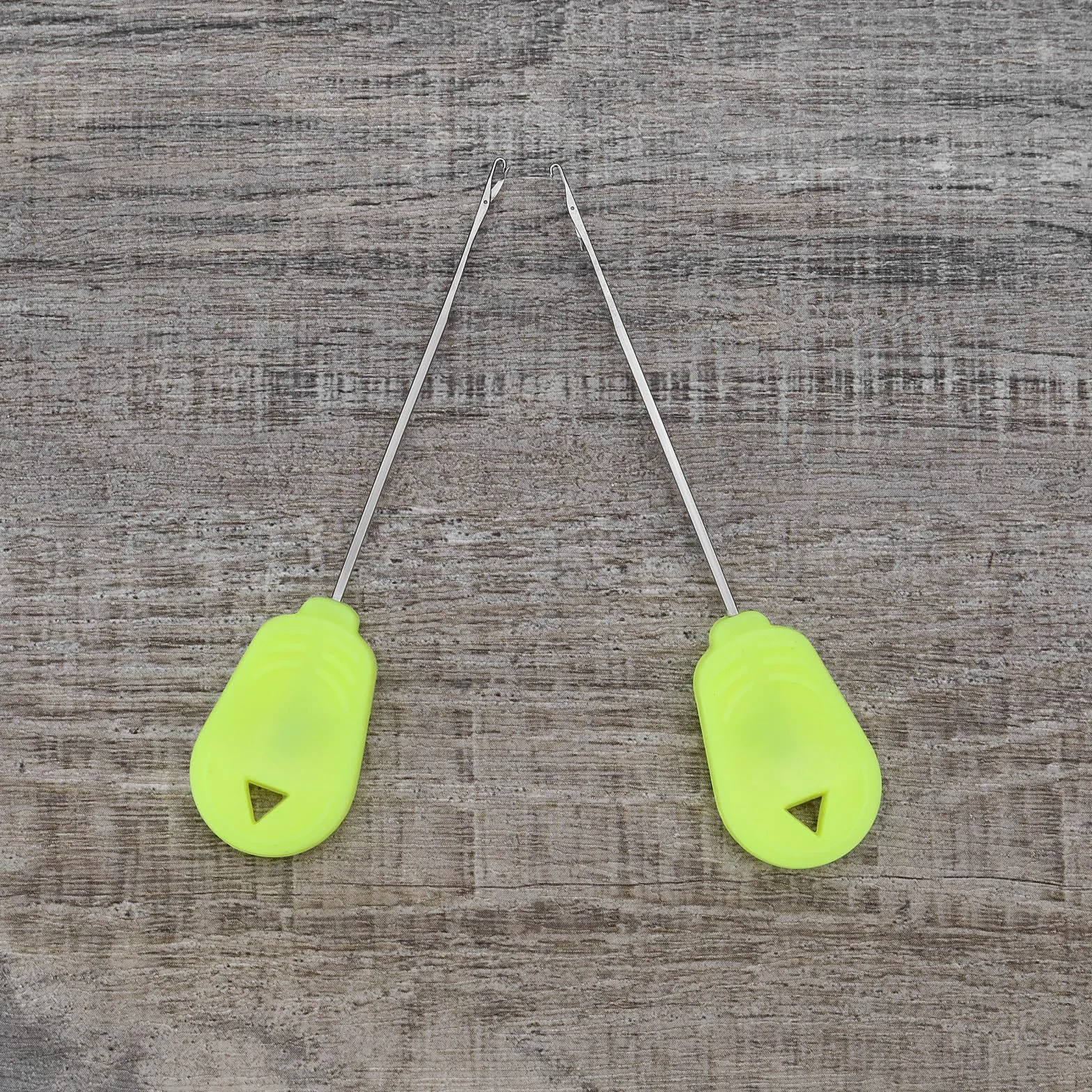 OTOTEC 5 agujas de cebo de 9 cm para pesca de carpa, herramienta de aparejos de pesca de carpa, aguja trenzada para señuelos de cebo, perforador, color amarillo