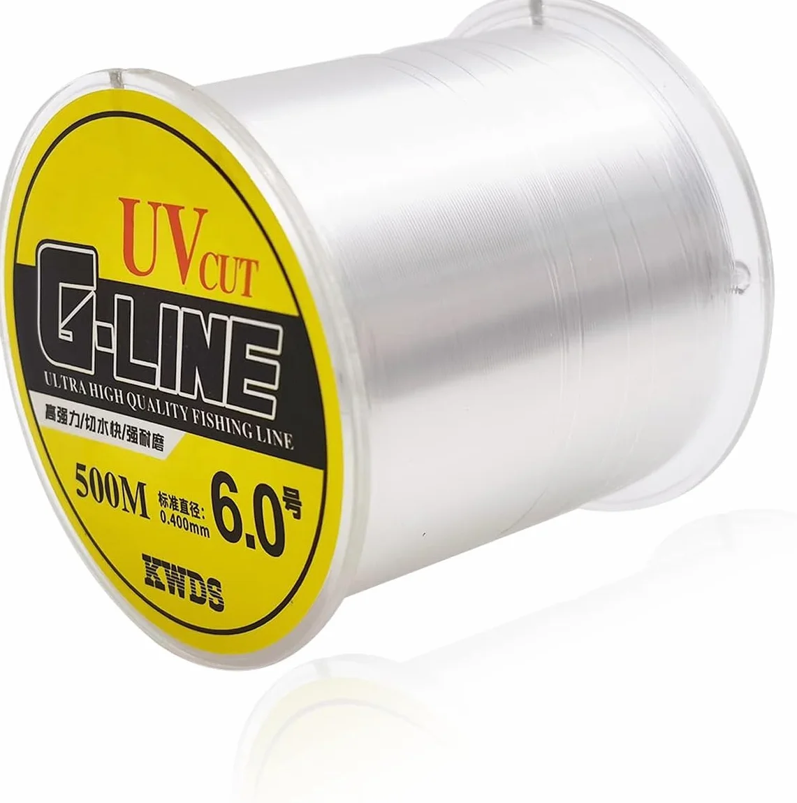 Sedal de nailon transparente, 0,4/0,43/0,47 mm, 500 m, capacidad de carga de 10/11,5/13 kg, para competiciones de competición, cebos negros