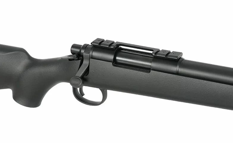 Rifle Francotirador Sniper Airsoft 6 mm VSR-10 CM.701C-U Cyma Negro. Potencia 2,5 Julios. Incluye 1 Cargador. Acción Manual o de Muelle. Versión upgradeada 520 fps