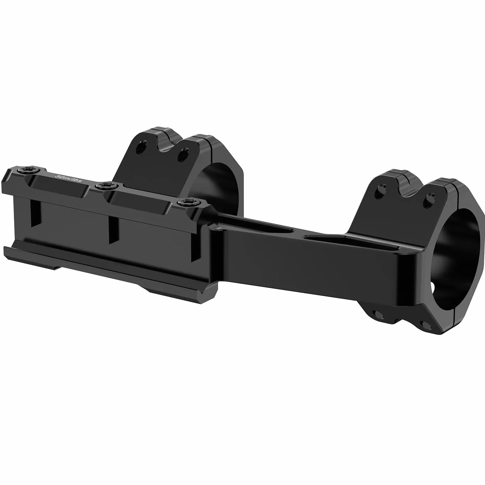 WestHunter Optics Precision Picatinny - Soporte para mira telescópica Picatinny, tubo de 30 mm/34 mm, doble anillo, ligero, de una sola pieza, 20 MOA, nivel de burbuja, modelo básico