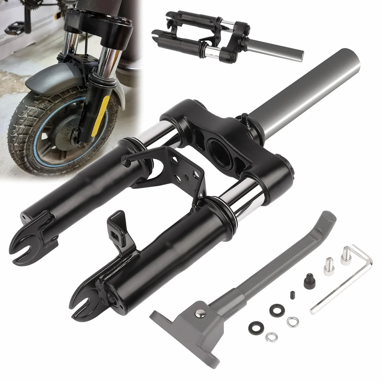 Aisny Horquilla de Suspensión para Segway Ninebot MAX G30D G30LD G30D 2 G30LE E-Scooter Amortiguador