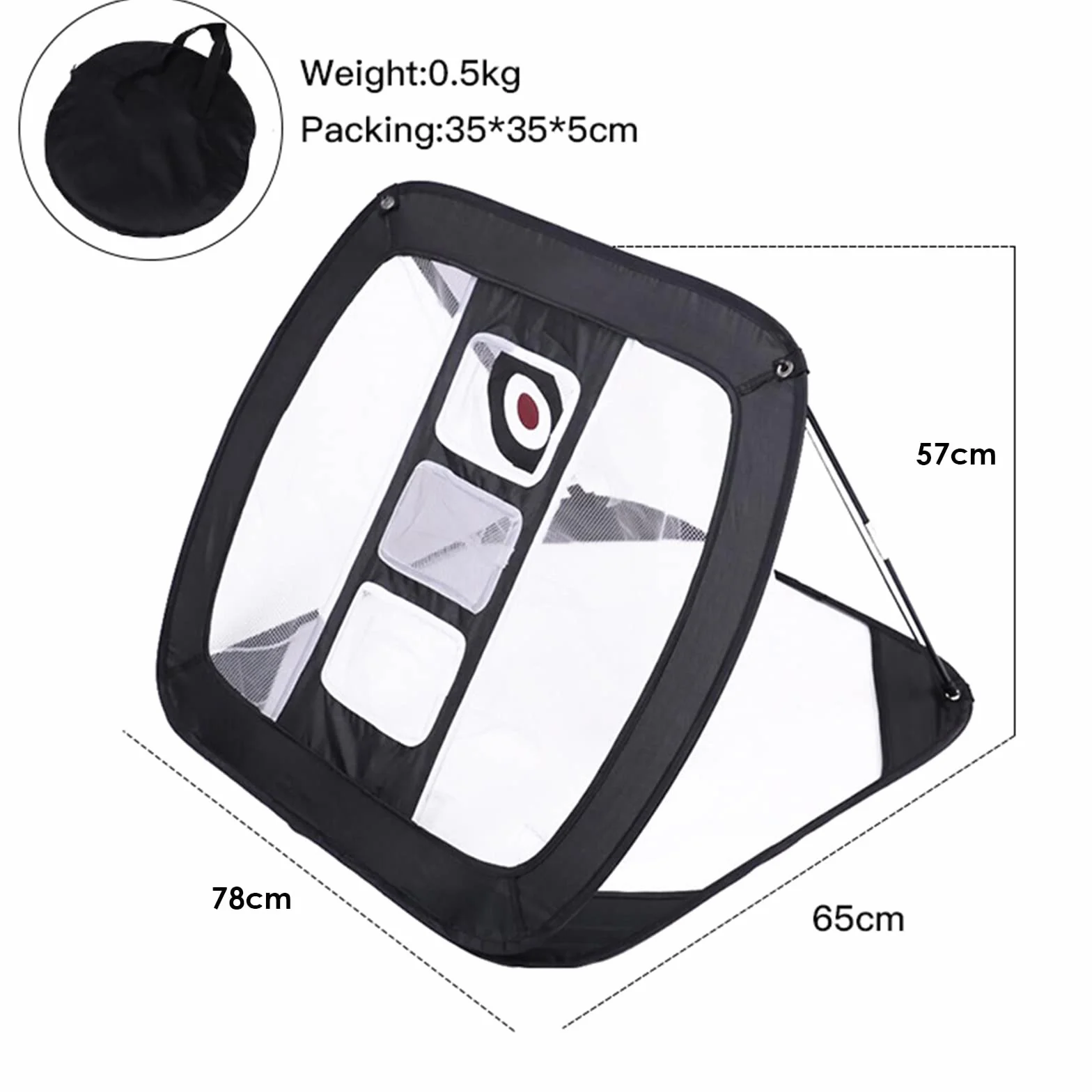 Yolispa - Kit de red de golf portátil para entrenamiento interior y exterior