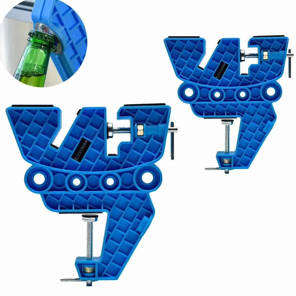 XCMAN Ski and Snowboard Vise Tuning Waxing Repair Set Non-Slip Vice Grips Rubber Ski Brake Retainers