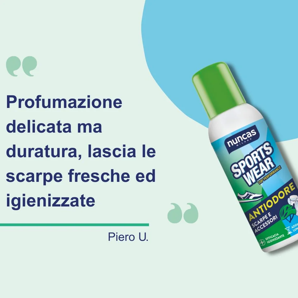 Nuncas Sportswear Spray Refrescante para Zapatos 150 ml