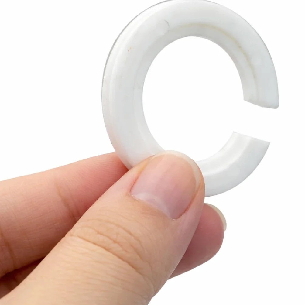 Anillos Reductores para Pantalla 42 mm a 29 mm, Adaptador E27 a E14, Convertidor Portalámparas, Plástico Blanco, PUNTO ES LIGHTING