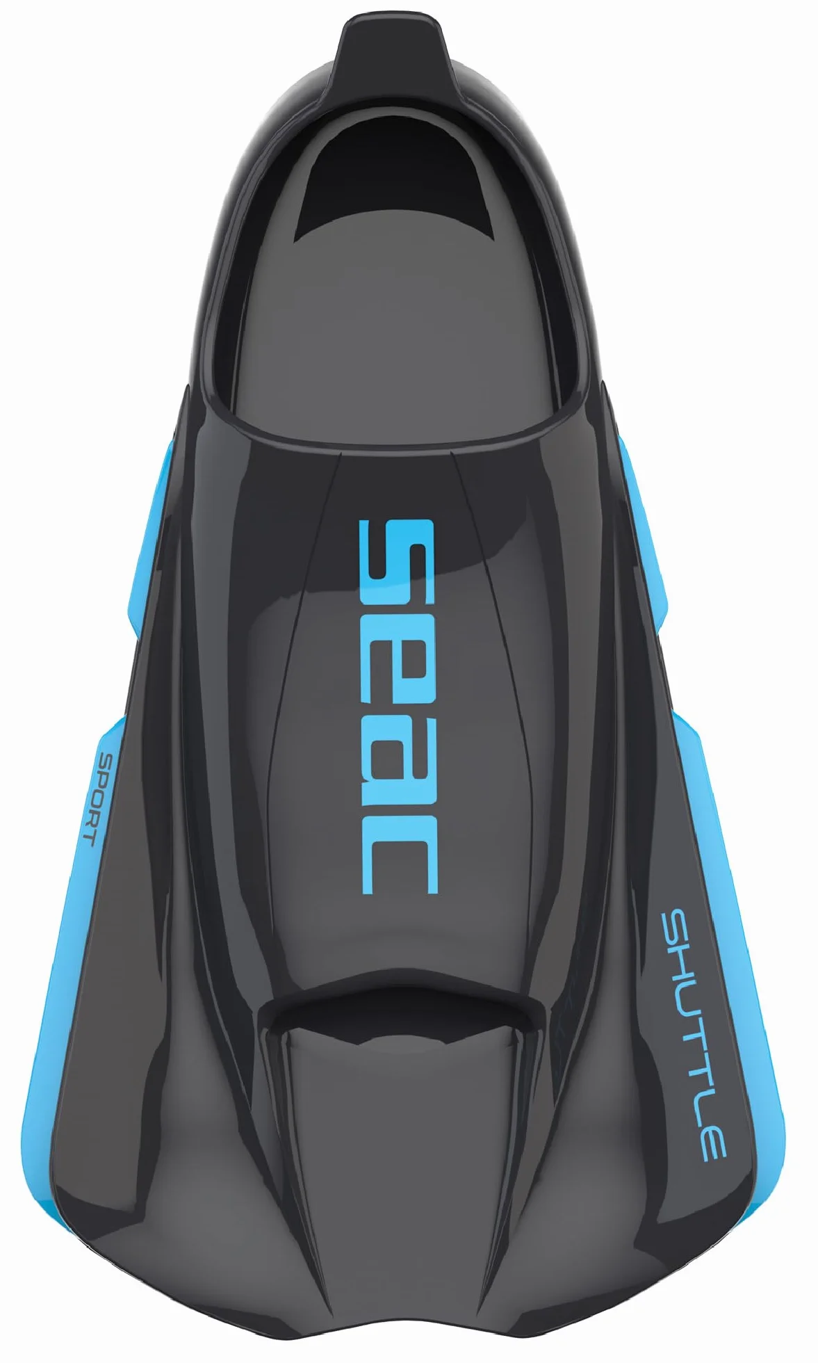 Seac Shuttle Aletas cortas de natación 100% silicona para entrenamiento cardiovascular