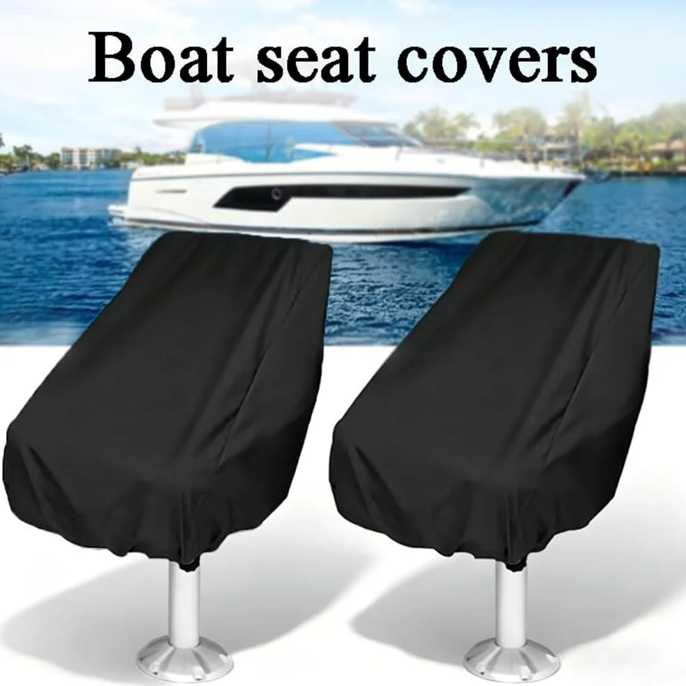 2pcs Fundas para el Asiento del capitán de Barco,Compatible con Nautique Ski Nautique 200 2019–2025, Funda Protectora