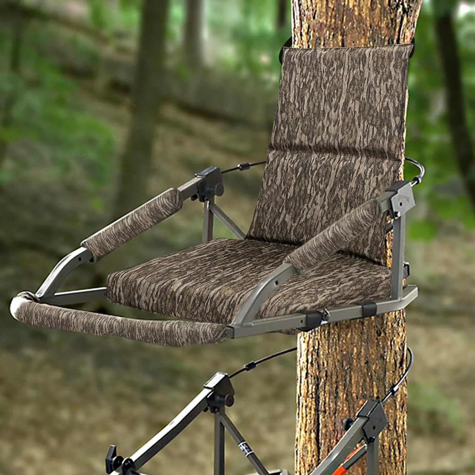 Cojín de asiento para soporte de árbol – Asiento de soporte ajustable para árbol, repuesto de asiento de soporte de árbol ajustable | Asiento de soporte de árbol de tela Oxford 600D impermeable,