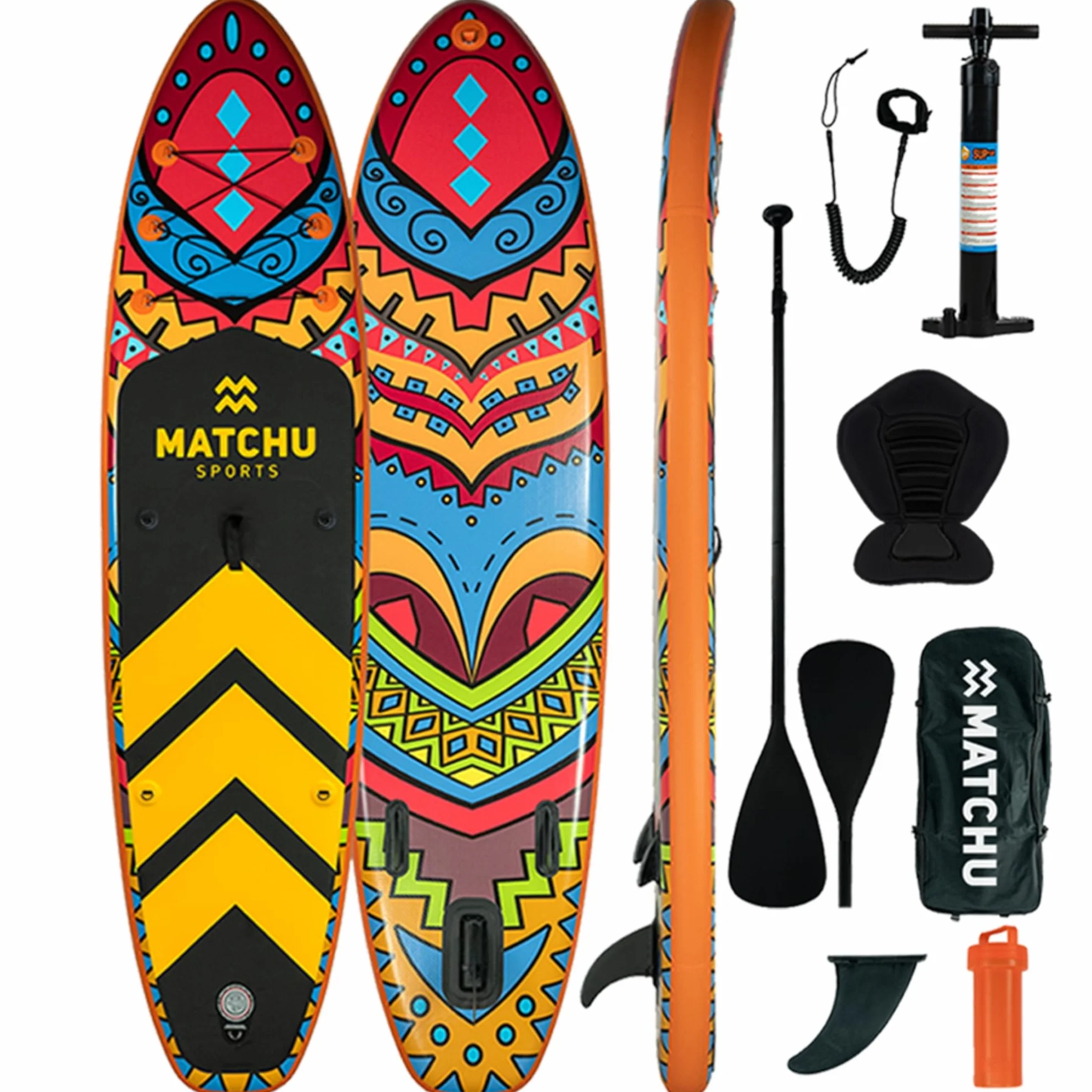 Matchu - Tabla Paddle Surf Hinchable - Set Completo - 320x81x15 CM - 150 KG De Capacidad De Carga