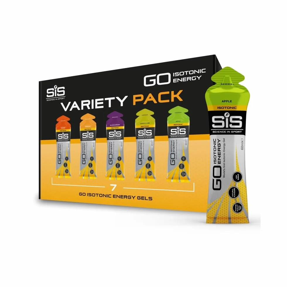 Science in Sport GO Gel Energético Isotónico 7cx 60ml Variado Vegano