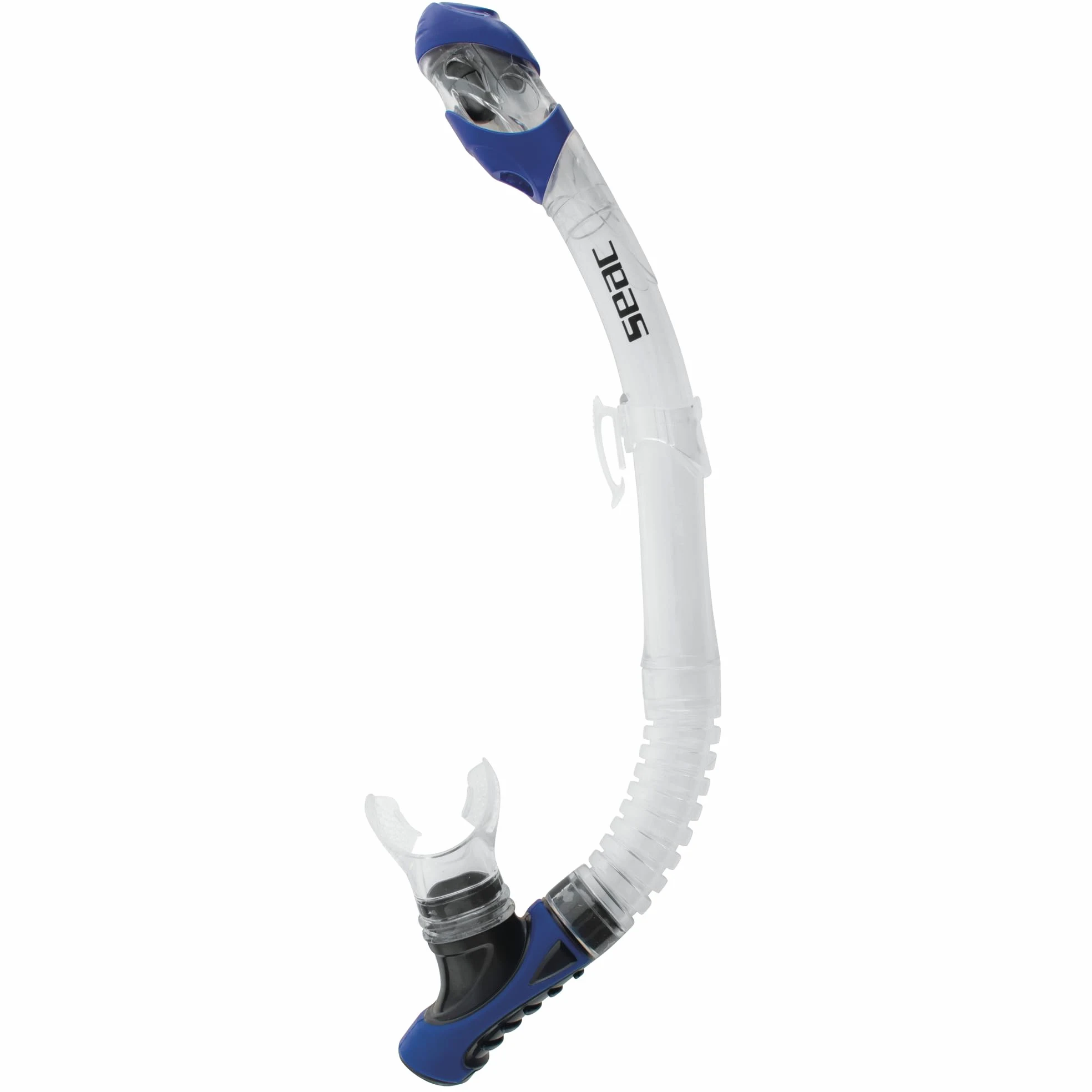 SEAC Set bis Boss Dry - Set de Silicona para Buceo y Snorkel con Máscara y Snorkel con Sistema Dry Top y Válvula de Purga Unisex Adulto