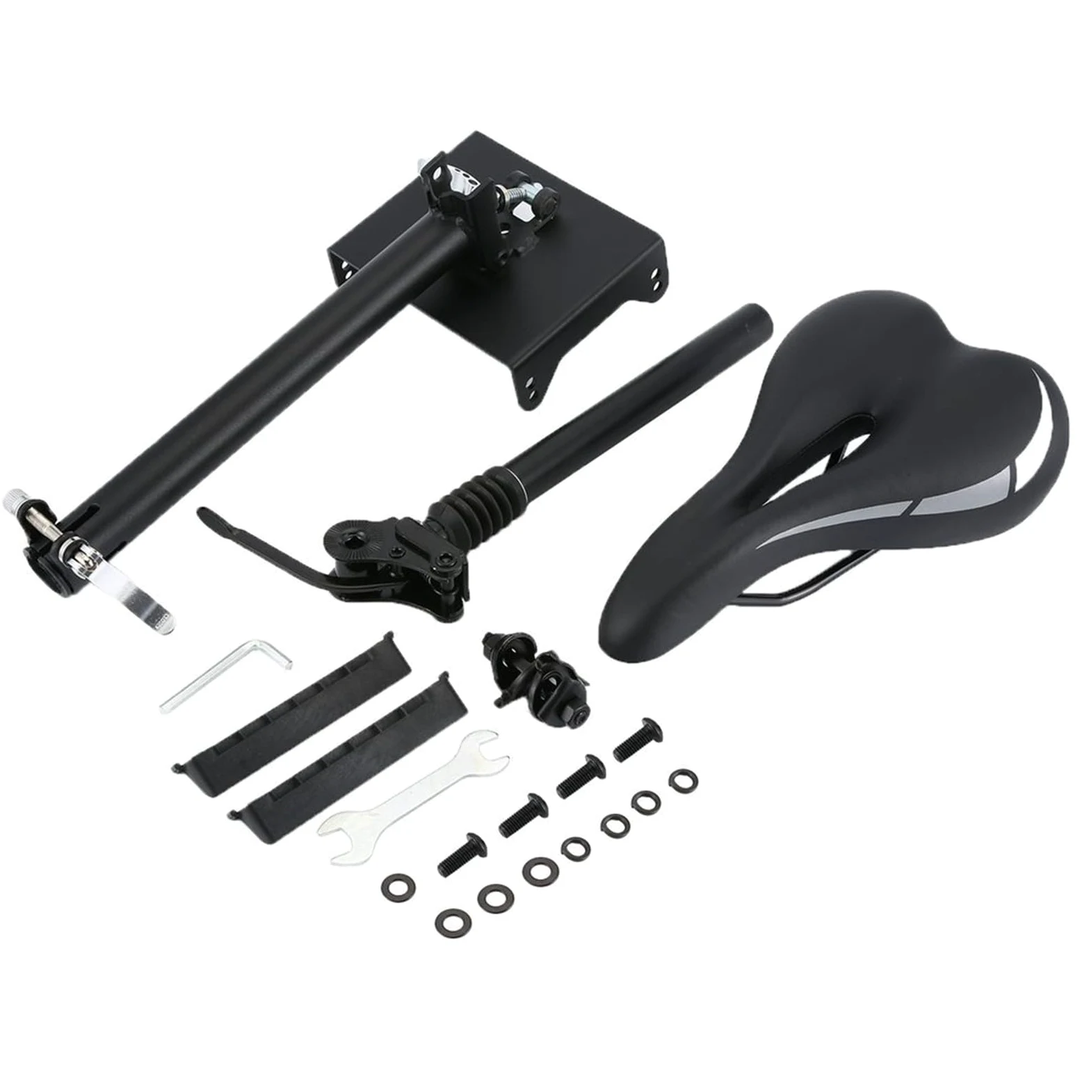 2024 Nuevo Asiento de Scooter eléctrico Plegable Compatible con Ninebot C10/C15/C20 2022-2024, Accesorios de Scooter de Asiento de Choque sin amortiguadores gratuitos para niños y Adultos
