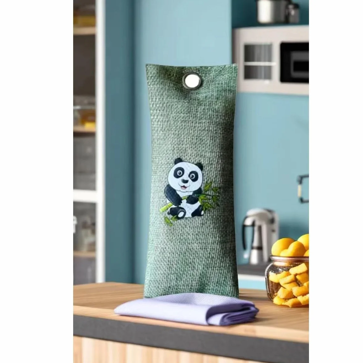 Bolsas de carbón activado 4 x 75g, Purificador de aire, Elimina olores, Deshumidificador para coche, cocina, baño