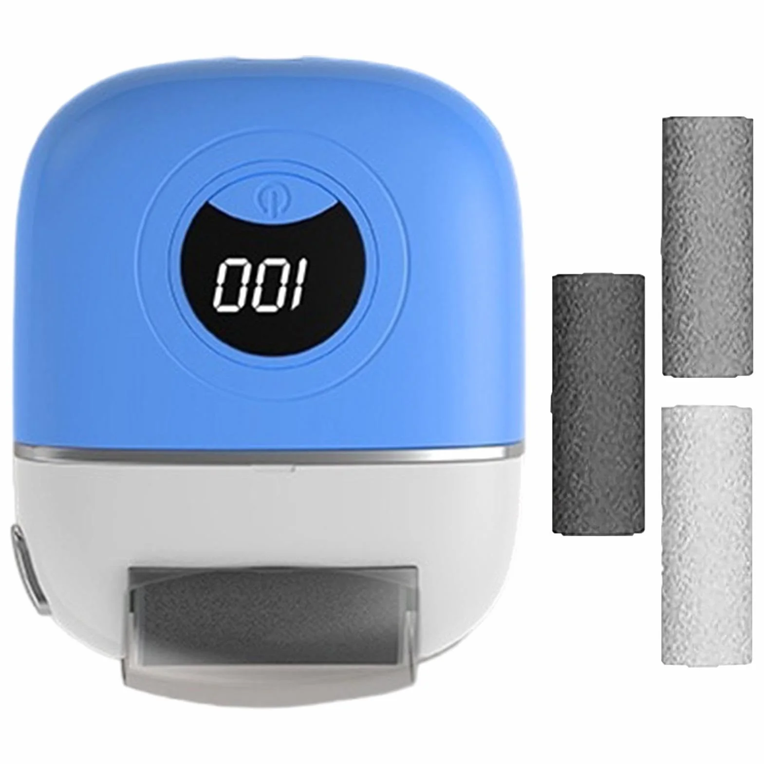 Portable Electric Foot Callus Remover Digital Display Heel Polisher for Hard Dead Skin
