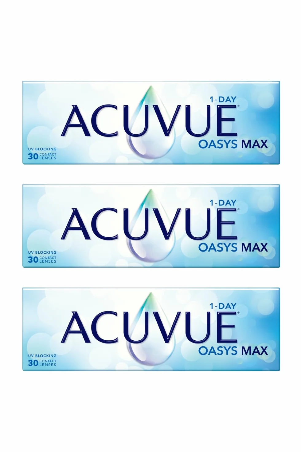 Acuvue Oasys Max 1-Day Lentes diarias -4.50 dpt 14.3 mm 30 unidades base 8.5 mm