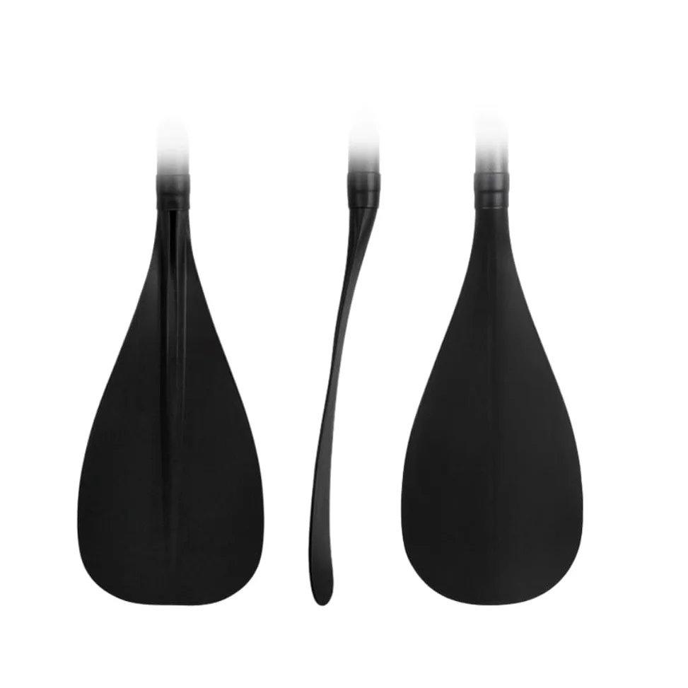 Remo de semicarbono, fibra de carbono ligera para remo de kayak, ajustable 130-165 cm para niños menores de 1,55 m, agarre ergonómico para surf y deportes acuáticos