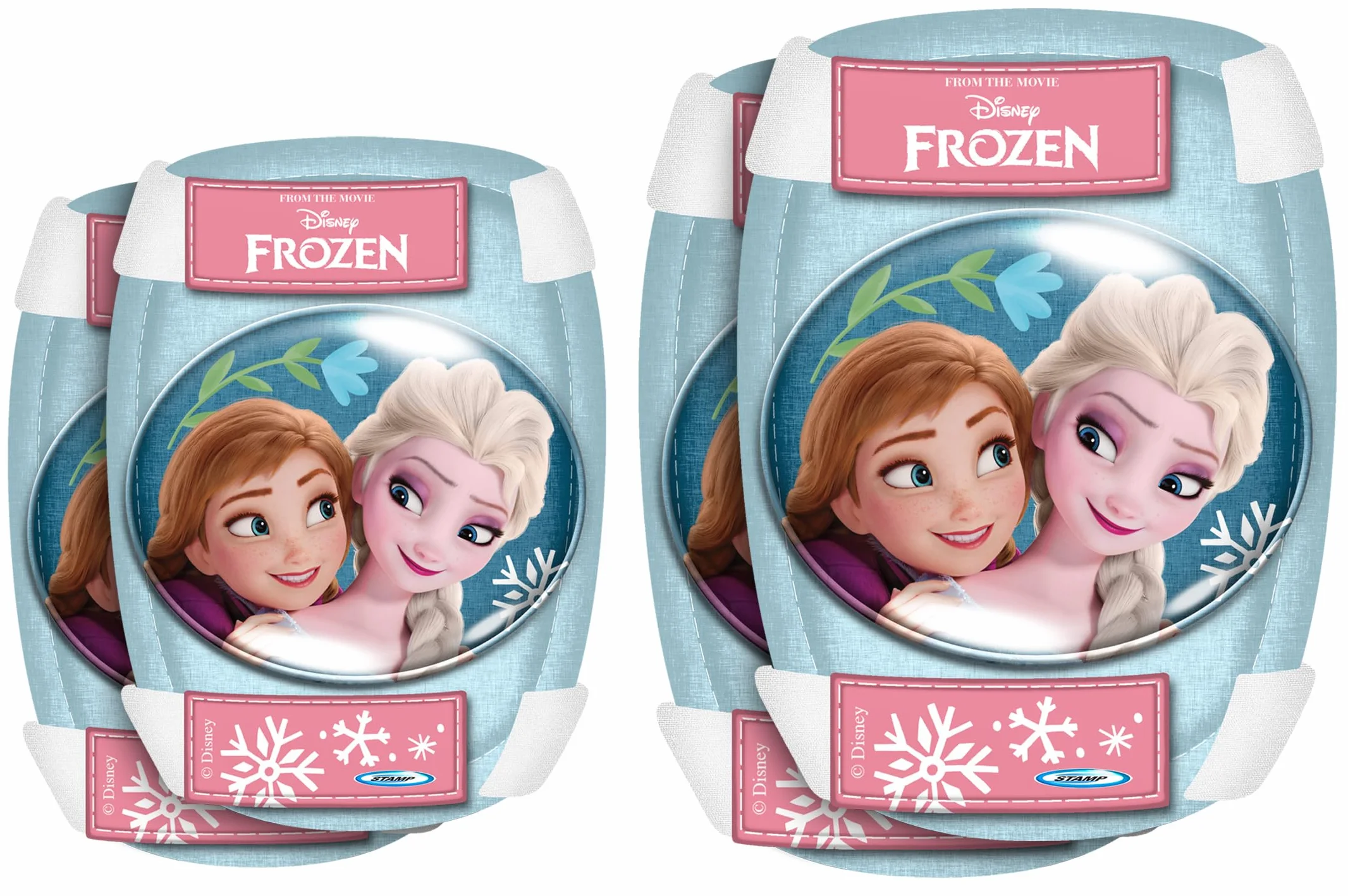 Set Helmet + Elbow & Knee Pads Frozen 2