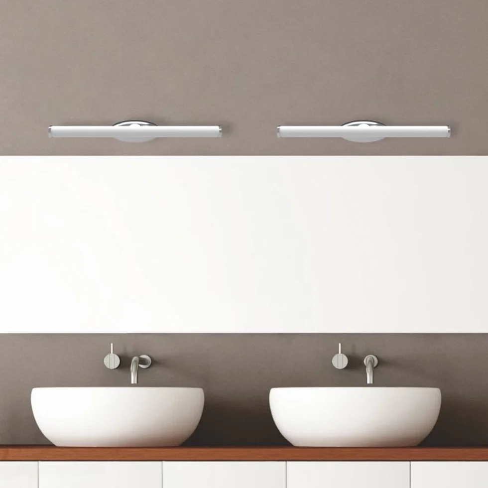BARCELONA LED Aplique Espejo Baño 6W IP44 Cromo Mate Opal