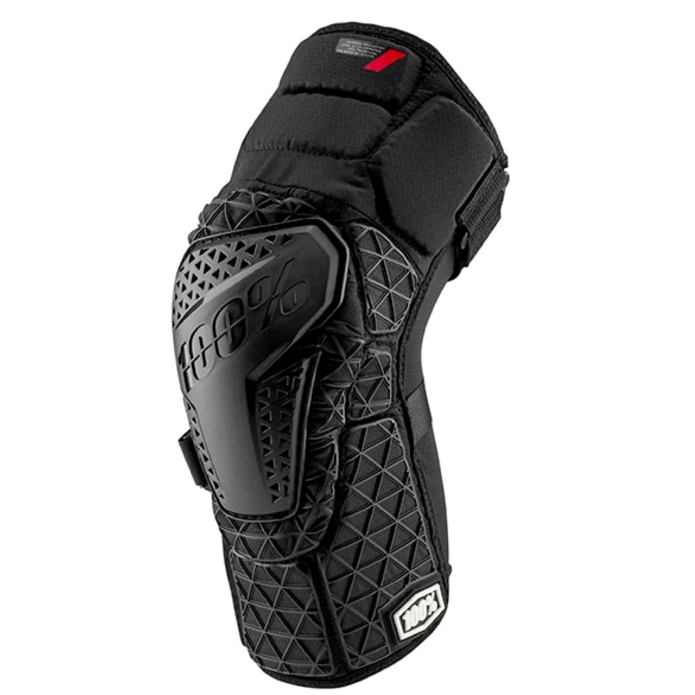 100% PROTECCIONES Surpass Knee Guards M Rodillera, Adultos Unisex, Black (Negro)