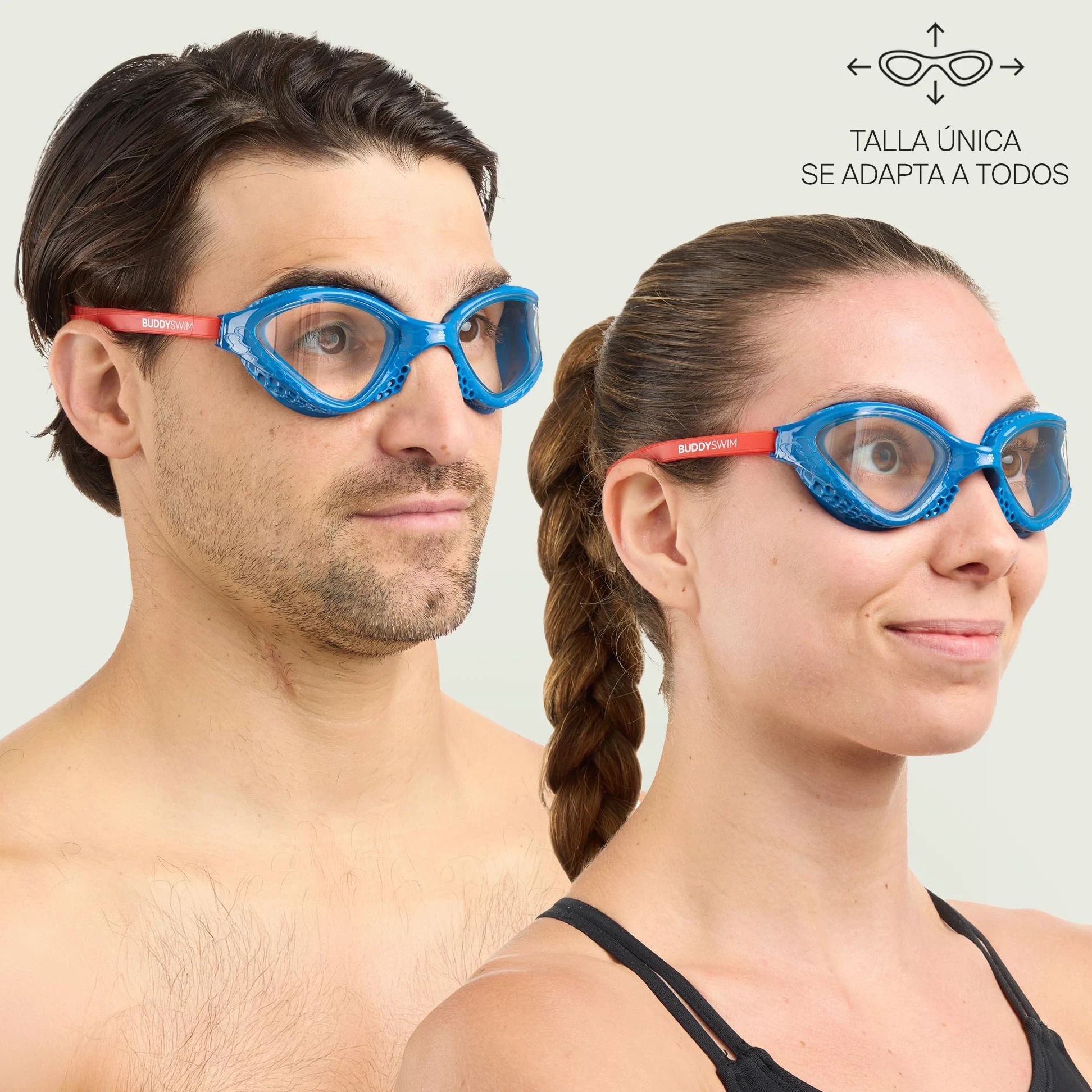 Gafas Natacion Ozean. Gafas Natacion Hombre Protección UV400. Gafas Nadar Mujer Antivaho. Gafas Piscina Hombre con Visión Periferica. Para Piscina Mujer con Ajuste Cómodo con Tecnología HCF.