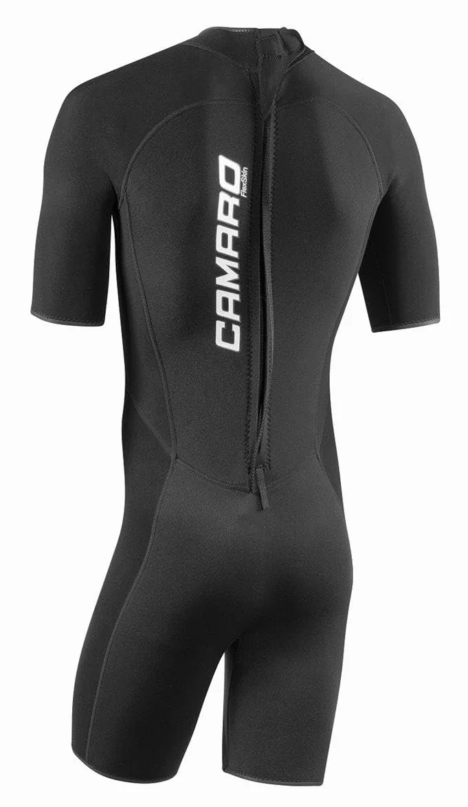 CAMARO Traje de surf de neopreno corto para hombre Flex Skin Super Stretch hasta 6XL