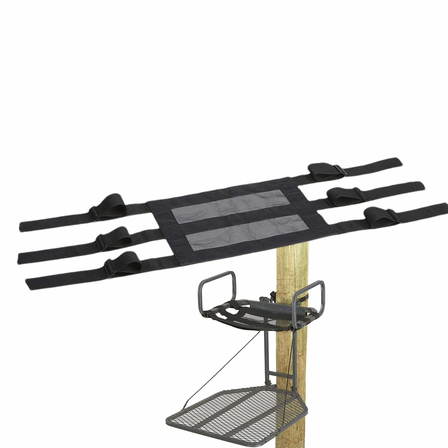 Reemplazo de asiento de soporte para árbol, asientos de soporte para árbol para escalar | Asiento de caza ajustable con soporte para árbol | Hebillas autoblocantes transpirables Accesorios para soport