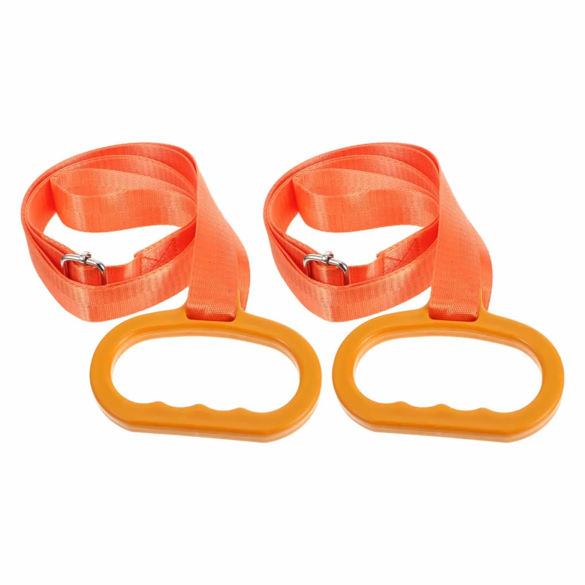 VANZACK Arnés de Arrastre para Ciervos Ajustable Naranja 2 Unidades con Cuerda Autoblocante Resistente y Asa Portátil Sistema de Transporte para Caza y Actividades al Aire Libre