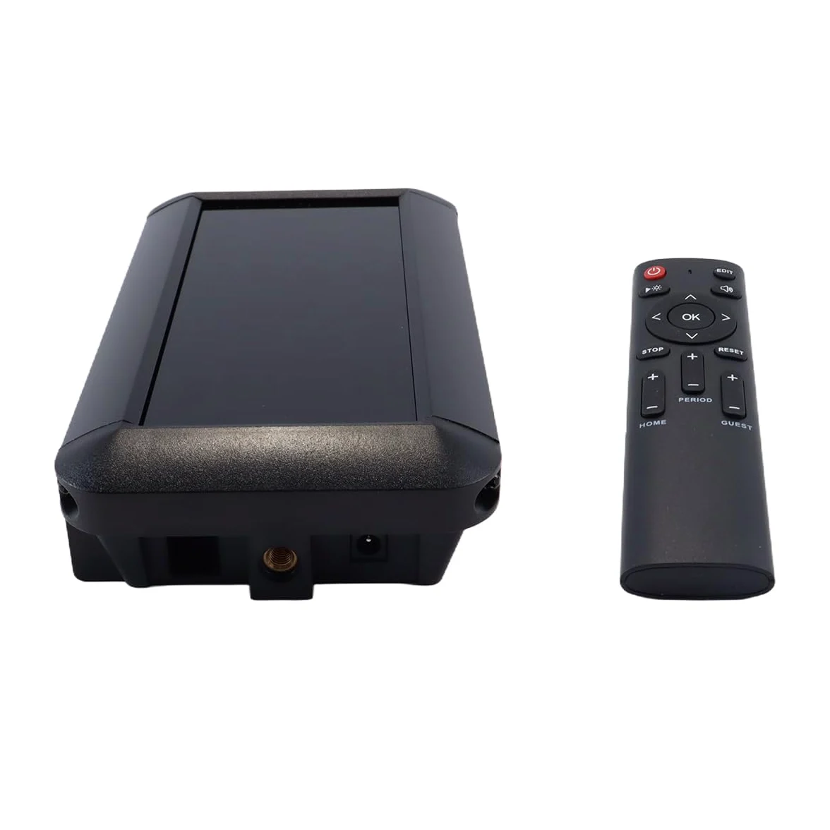 Riven Marcador deportivo electrónico 0-99 con control remoto distancia 18 m, marcador portátil con brillo ajustable