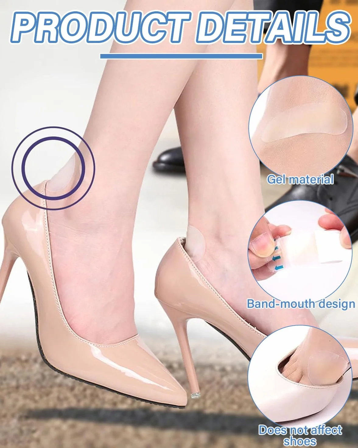 Apósitos Para Ampollas, Parche Para Ampollas Los Pies, Tiritas Deportivas, Venda Adhesiva Impermeable, Prevención De Ampollas En Pies, Dedos Y Talones