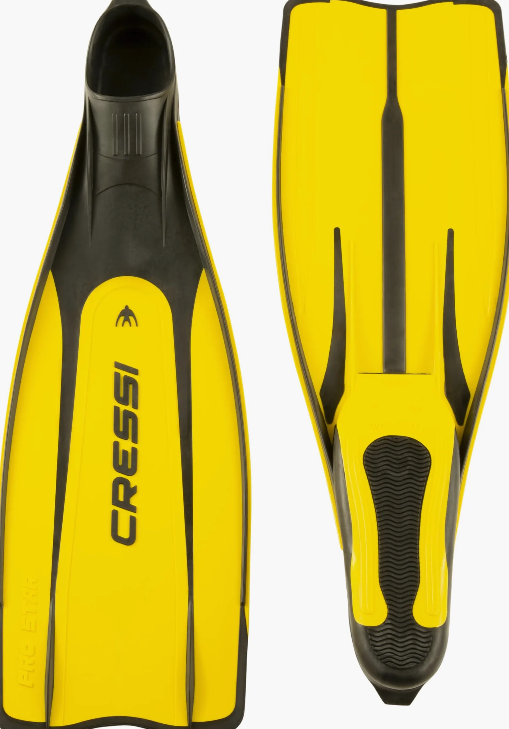 Cressi Pro Star - Aletas de Buceo para Adultos con pies reactivos