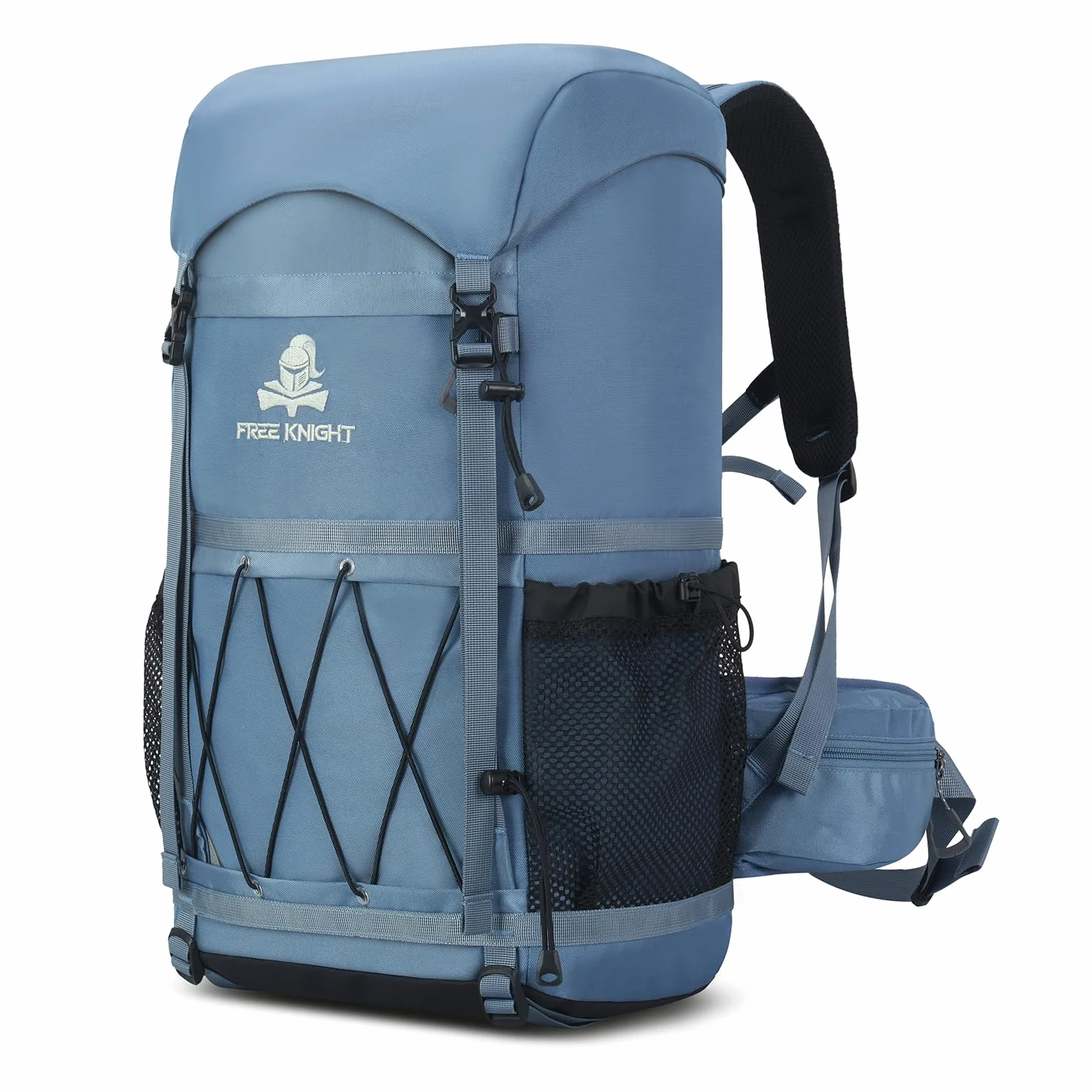 Bseash Mochila de senderismo impermeable 40 L con cubierta para lluvia para deportes al aire libre