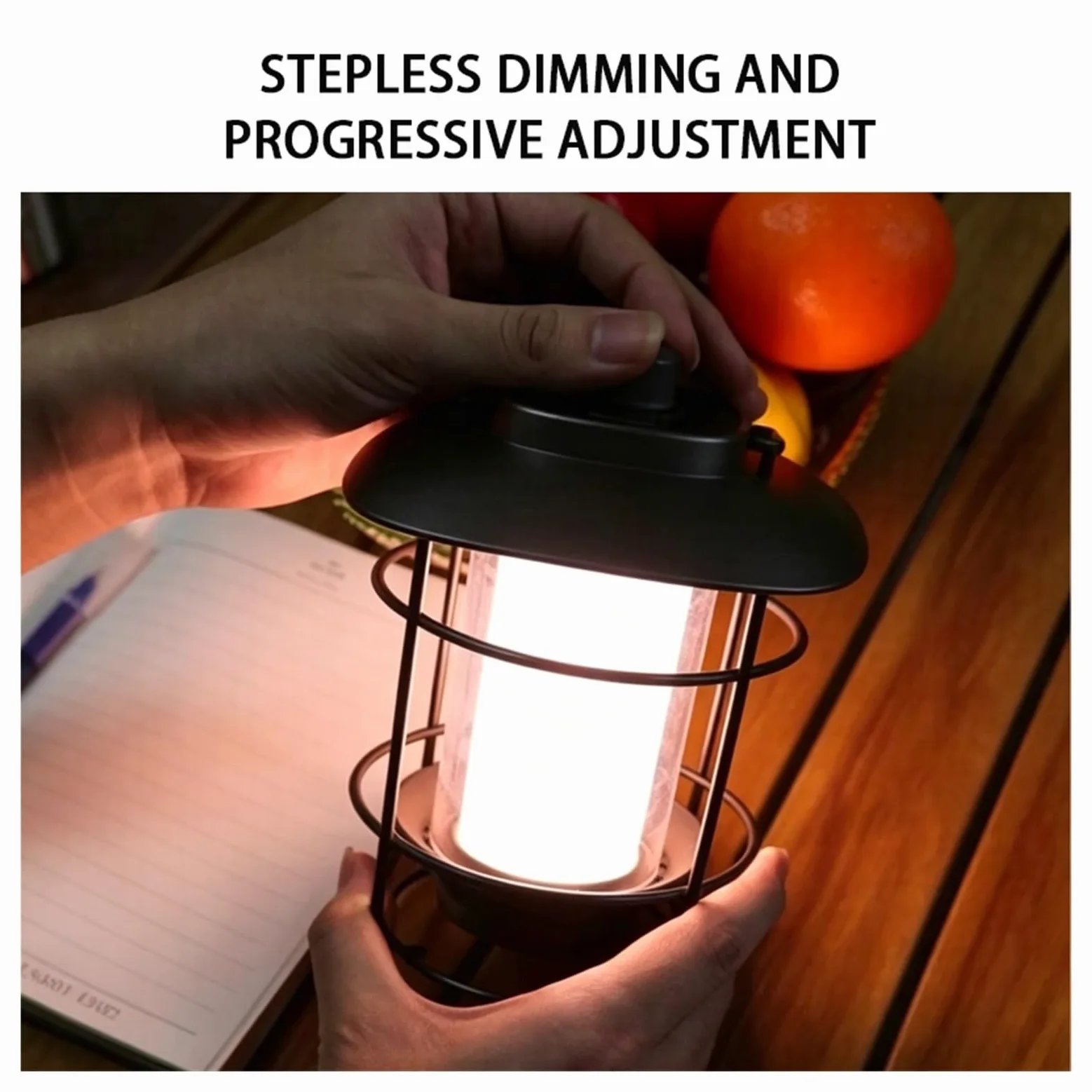 Linterna LED Portátil For Acampar, Luz Colgante Regulable Recargable Por USB For Tienda De Campaña, For Al Aire Libre, Senderismo Y Emergencia Luces SúPer Brillantes
