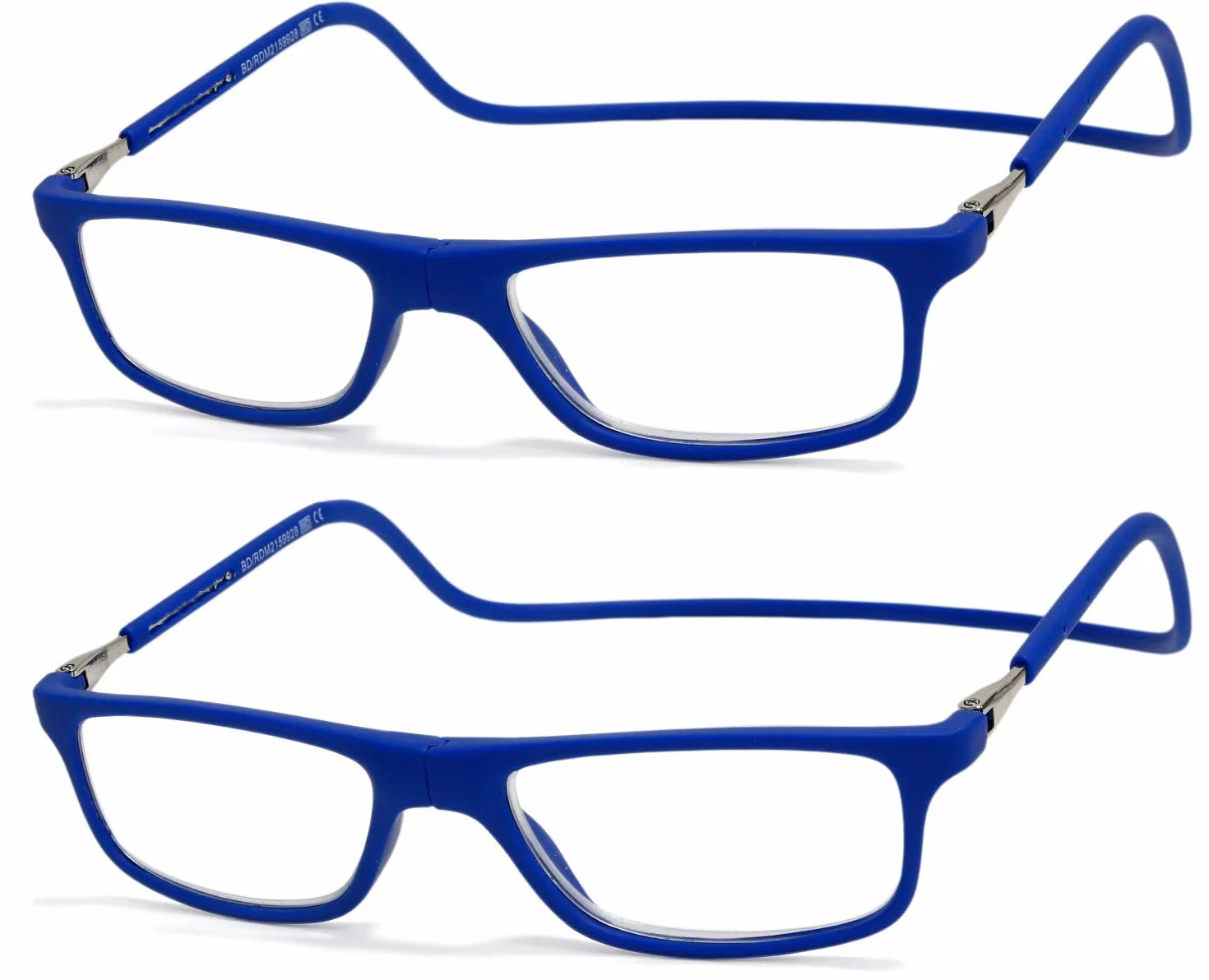 NEW VISION Gafas Presbicia Hombre 2 PACK, Cierre Imán, Longitud Ajustable, Gafas de Lectura, NV2904