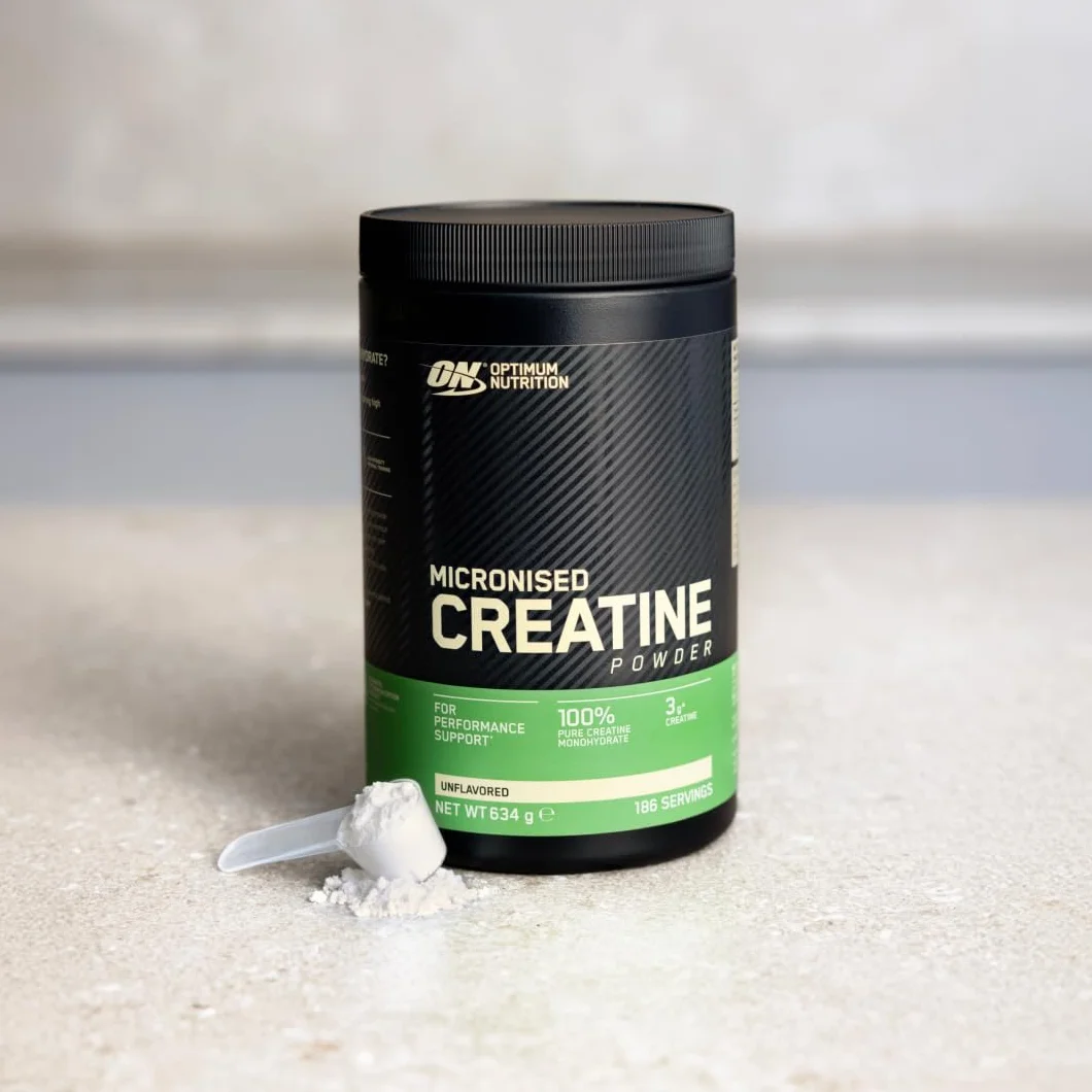 Optimum Nutrition Creatina Micronizada en Polvo Sin Sabor 634g 186 Servicios