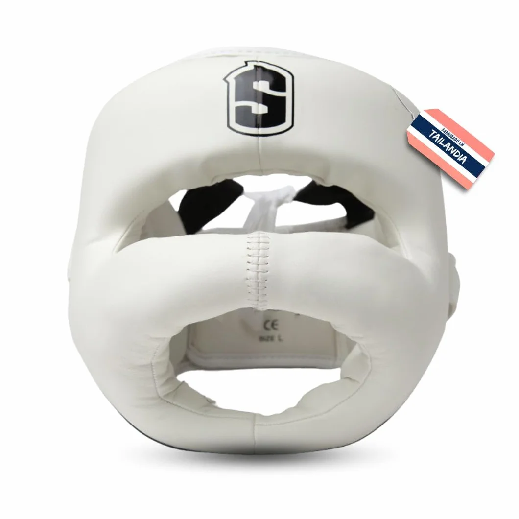 SHARK BOXING Casco Boxeo, Casco Boxeo Hombre, Mujer, Unisex | Casco con Barra Frontal | Apto para Boxeo, Kick Boxing, MMA, Muay Thai
