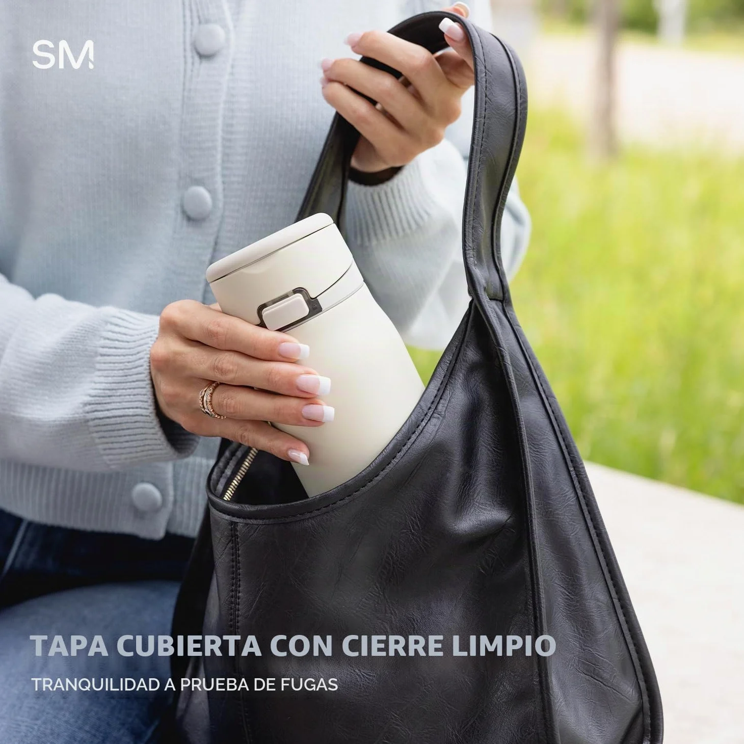 Simple Modern Mesa Loop Botella de Agua con Pajita | Botellas de Acero Inoxidable Aisladas Compatibles con Portavasos para Viajes, Deporte y Escuela| 890ml | Pink Champagne | Mesa Loop - Botella de agua aislada para escuela, deportes, viajes, a prueba de