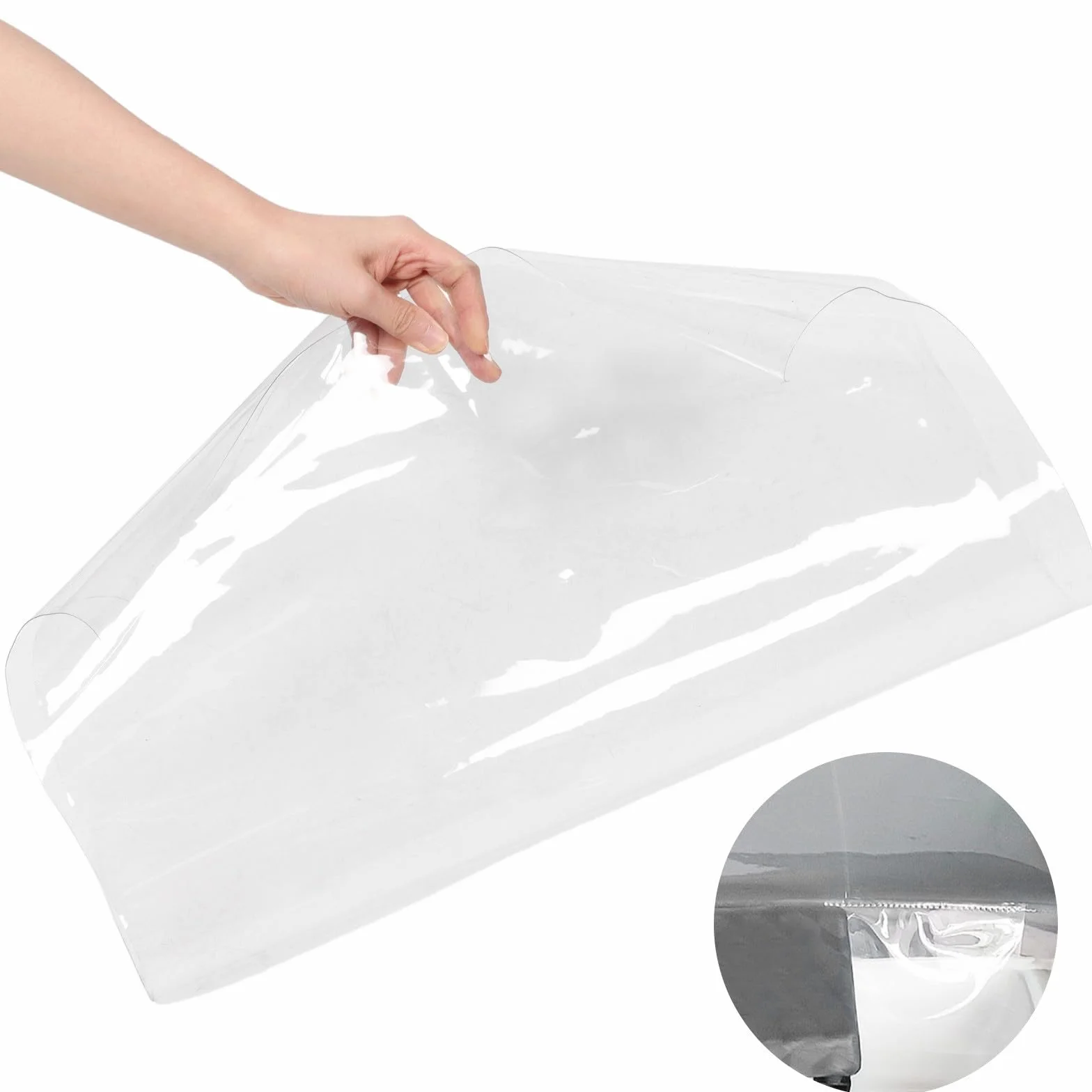 Funda de Plástico Transparente para SPA y Sofá de Pie Resistente Material PVC Duradero para Silla de Salón