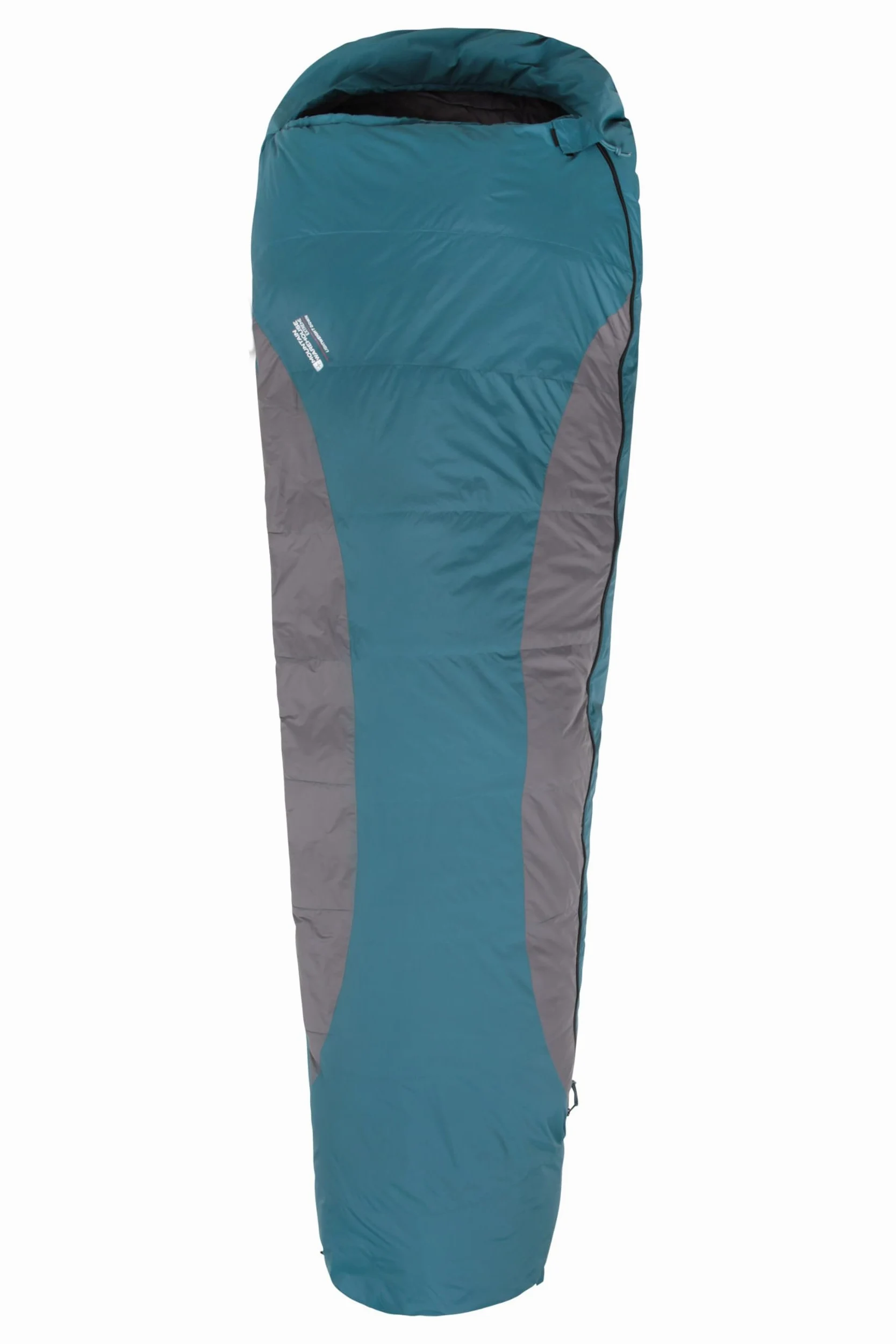 Mountain Warehouse Saco de Dormir de plumón Ligero Extreme - Saco de Dormir Tipo Momia, Capucha, Cremallera bidireccional - para Viajar con Mochila, Viajar